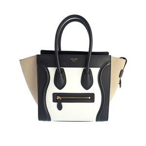 Celine Shopper Tote Handbag Leather Shoulder Bag